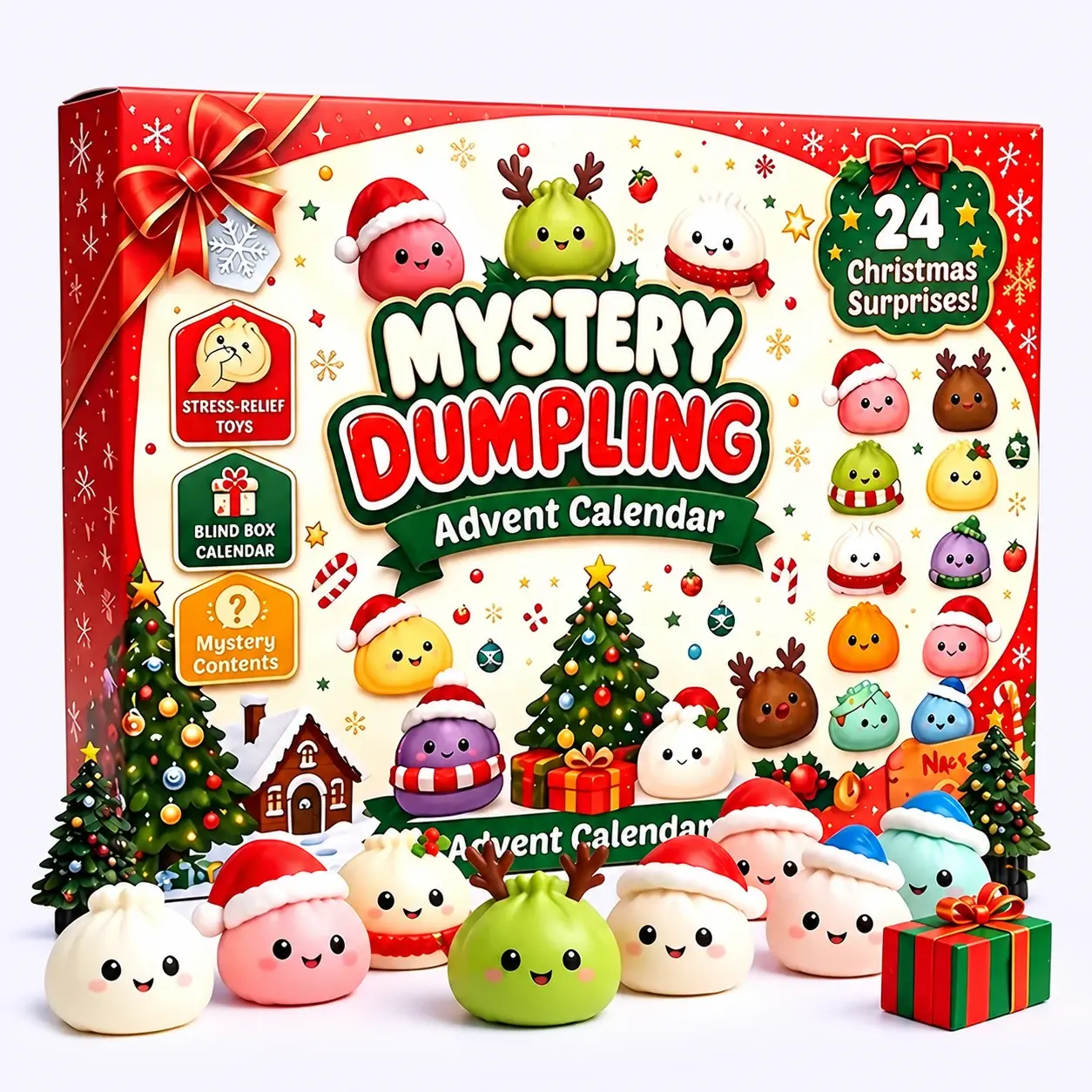 Mystery Dumpling Advent Calendar – 24 Squishies