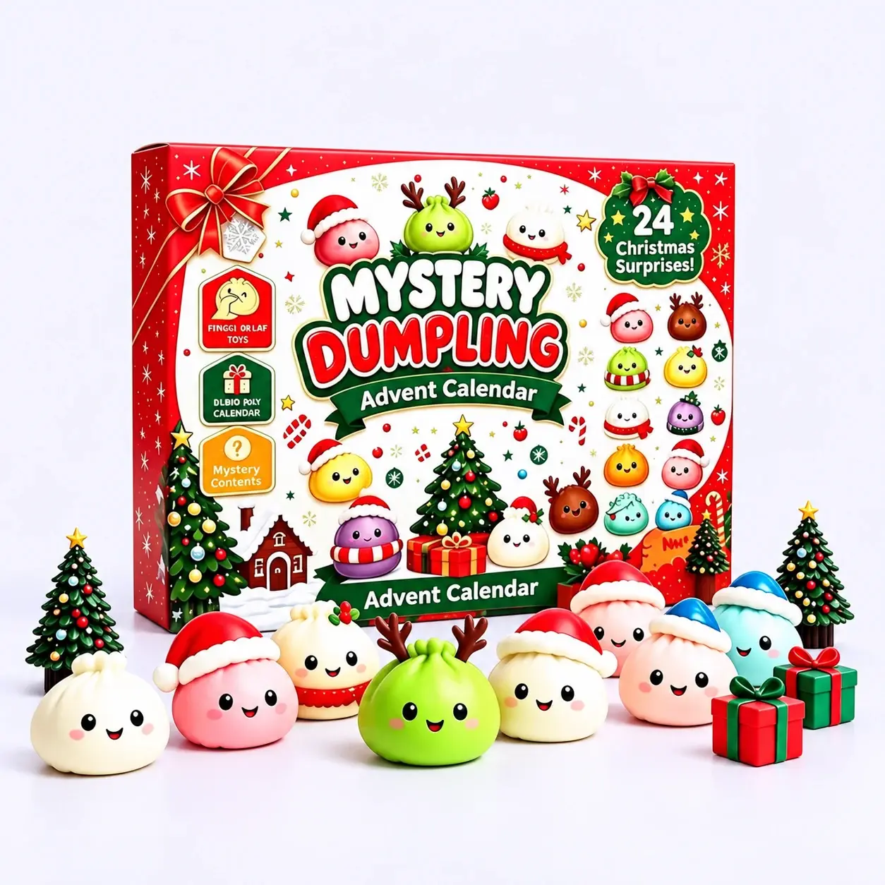 Viral Bun Squishy Advent Calendar