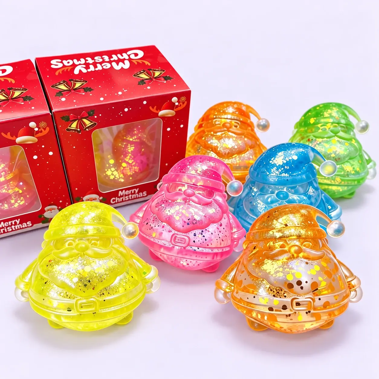 Christmas Tree & Santa Maltose Squishy Set