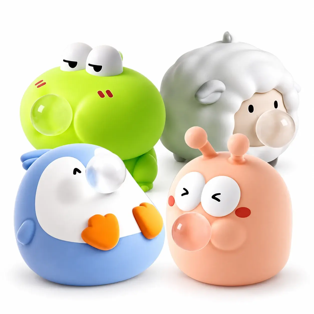 Bubble-Blowing Pet Squishy